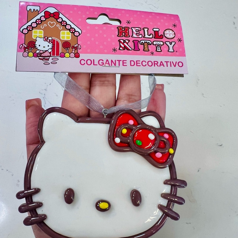 Hello Kitty Pink and White Decorative Ornament